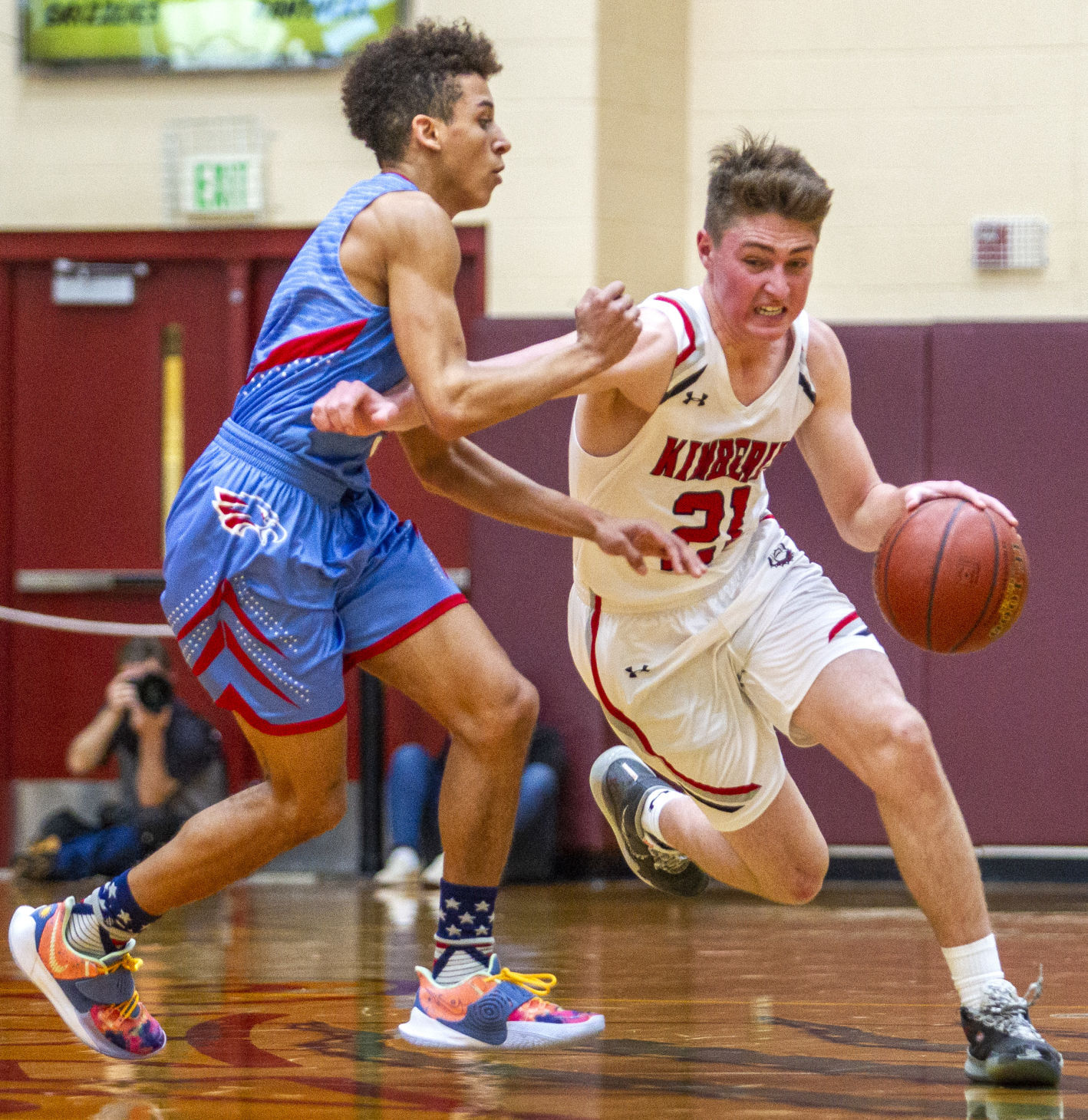 Kimberly falls to Marsh Valley